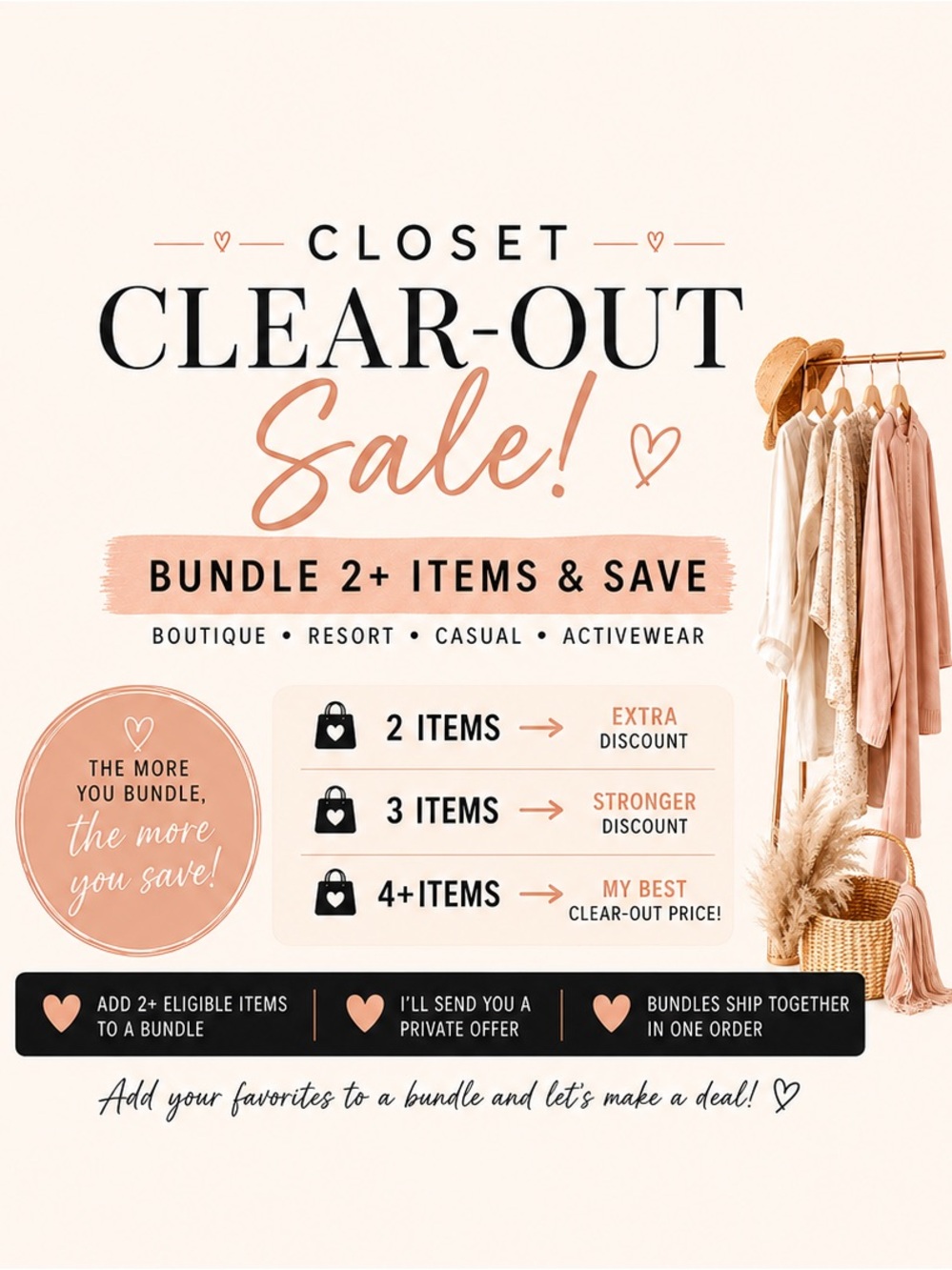 CLOSET CLEAR-OUT SALE | Bundle 2+ Items & Save